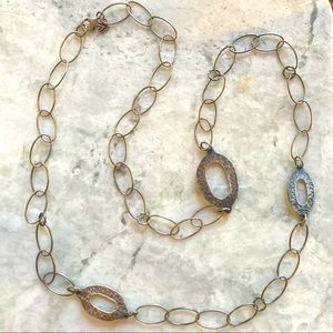 NWOT Silpada Sterling Silver Oval Link Necklace